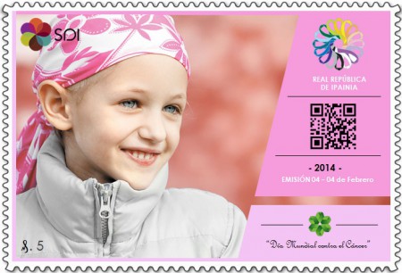 Emisión 04 - Día Mundial Contra el Cáncer - Valor Facial: ₰. 5